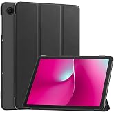 Case for T-Mobile REVVL TAB 2 10.1 Inch Tablet &ndash; PU Leather+PC Protective Cover with Folding Stand, Auto Sleep/Wake, Slim Lightweight,Shockproof Case (Black)