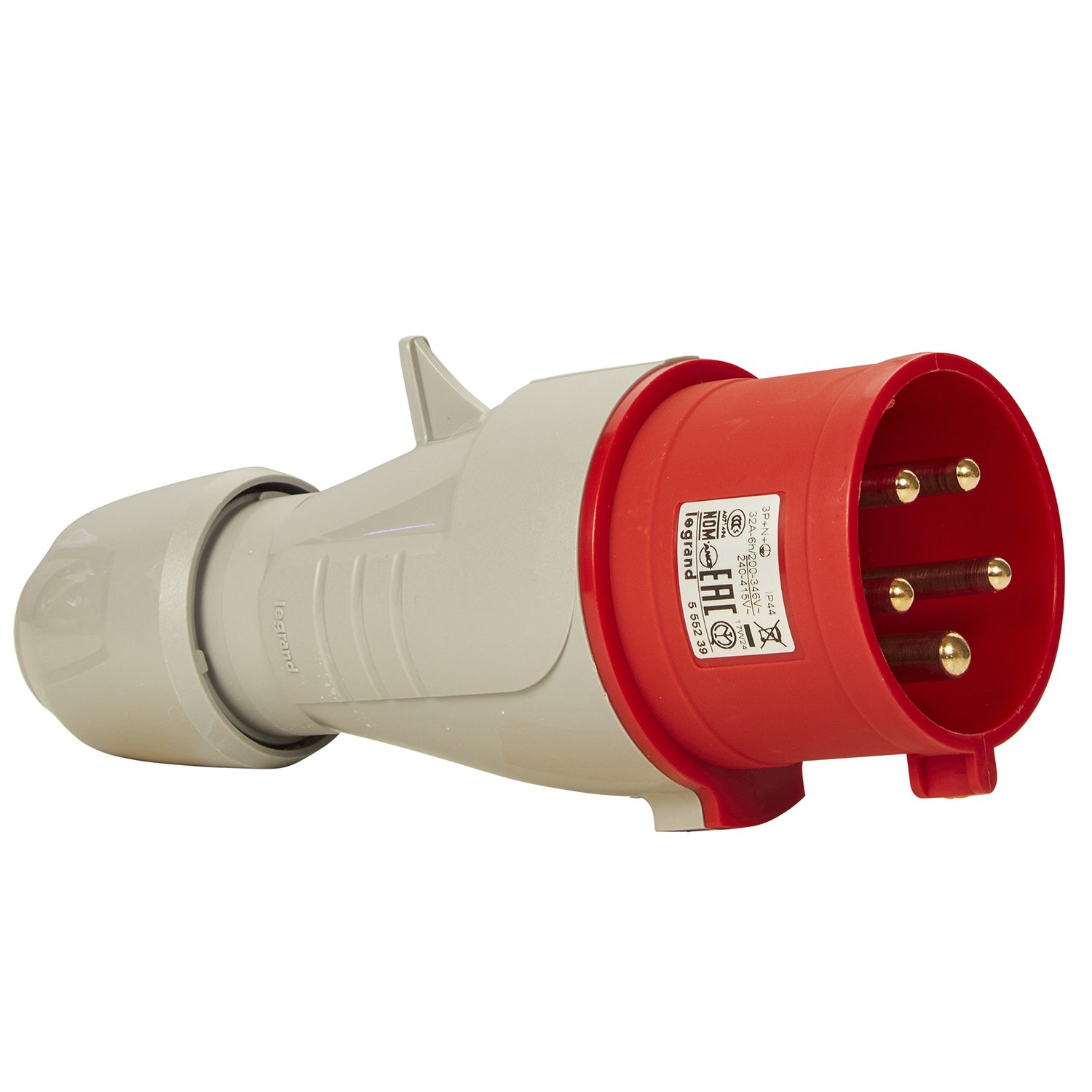 32A 5-poliger Stecker & Dose – Rot, IP44 Für Elektrowerkzeuge Drinnen & Draußen