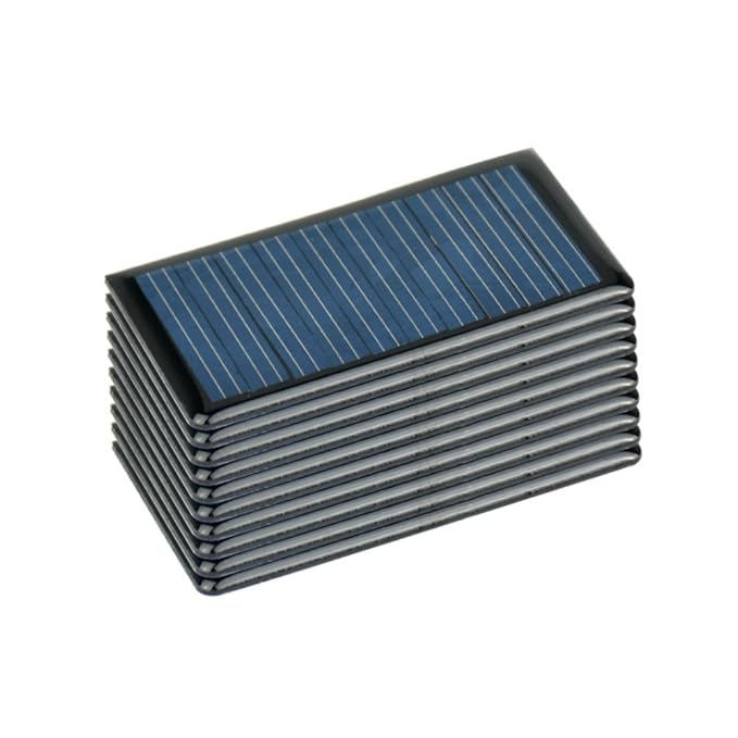 Aoshike 10pcs 5v 60ma Epoxy Solar Panel Polycrystalline Solar Cell For Solar Battery Charger Diy 68x37mm267x145inch 5v 006a 03w Solar Cells