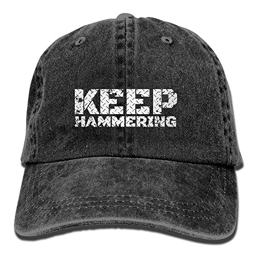 ComeOnDear Keep HAMMERING Adult Hat Outdoor All-Match Peak Cap Free Size