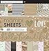 me & my BIG ideas Gold Rush Mambi Sheets, 12-Inch by 12-Inch