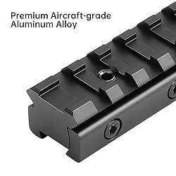 Dovetail to Picatinny Rail Adapter, 11mm Dovetail