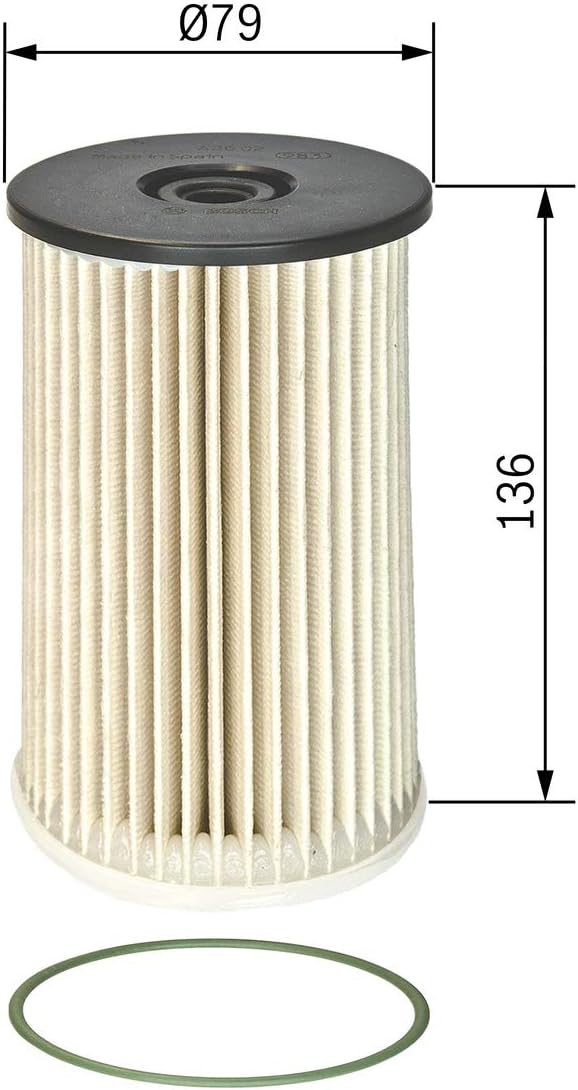 Bosch N0008 Car Diesel Filter - Separates Particles and Water from Fuel - Protects the Injection System - Image 3