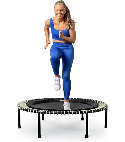 Amazon.com : bellicon Mini Trampoline 39'' (Beige) | Bungee