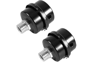 NAIVE BLUE 2PCS Metal Intake Filter Sound Muffler - Air Compressor Silencer (1/2"PT 20mm)