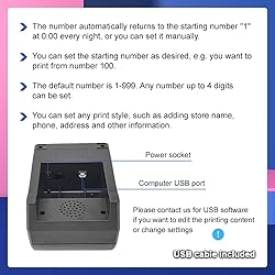 Take a Number Printer Ticket Thermal Printer Ticket