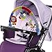 SHILOH Baby Travel Play Arch Stroller Pram Activity Bar with Rattle Squeak Mirror, Lion Giraffe