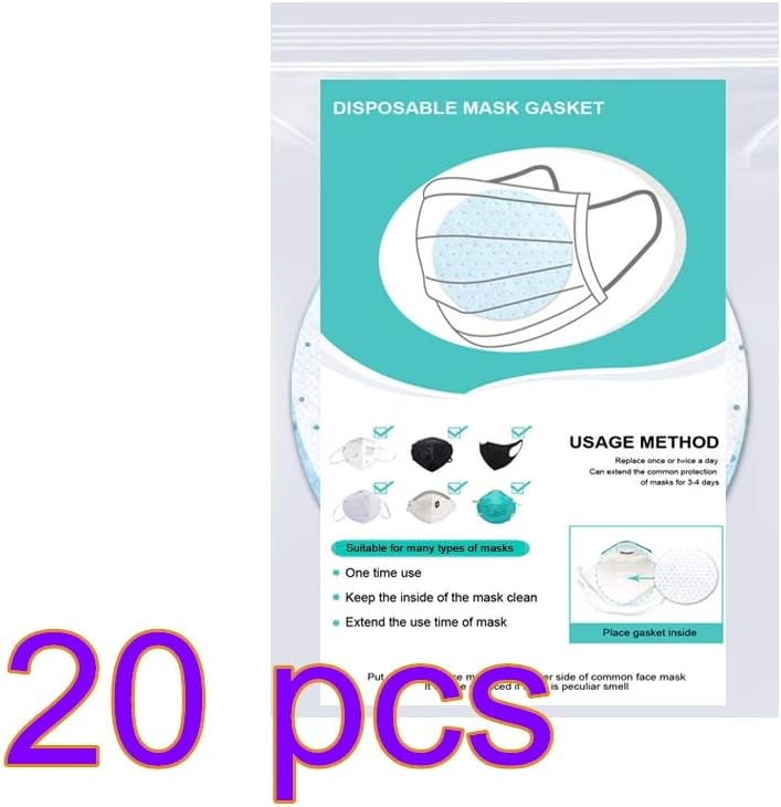 FUZHEN PM2.5 Mask Filter Cartridge,Active Carbon Filter with 3 Layers,Skin-Friendly Mask Pad for Mask