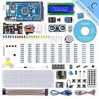 SunFounder Mega 2560 R3 Project Super Starter Kit with Mega 2560 Board Compatible with Arduino Mega 2560 UNO R3 Mega328 Nano,25 Tutorials Included