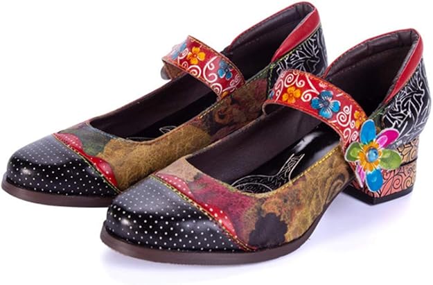 colorful mary jane shoes