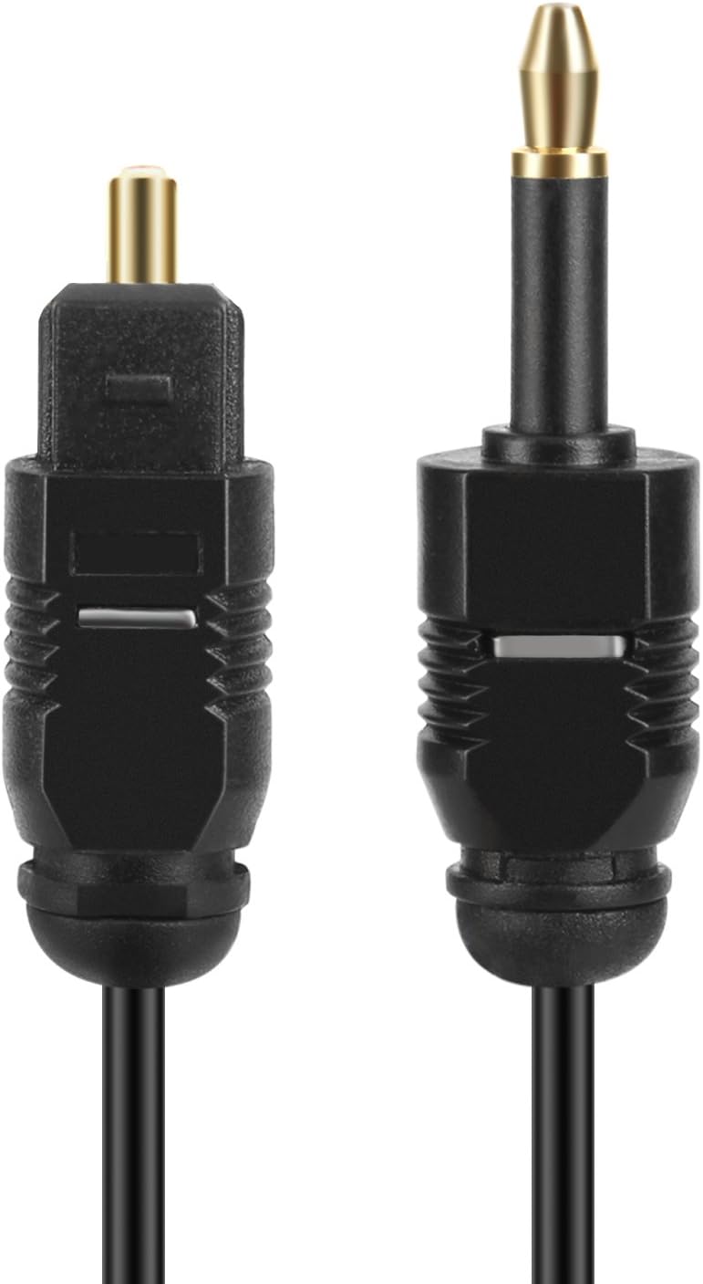 TNP Premium Mini Toslink to Toslink Digital Optical Audio Cable (3 Feet) - Image 5
