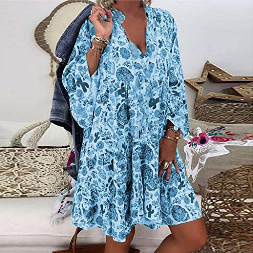 Wedding Guest Dresses for Women Plus Size Summer Dresses Spring Dresses for Women 2023 Trendy Midi Summer Dresses for Women 2023 Summer Dresses 2023 01-Blue,X-Large