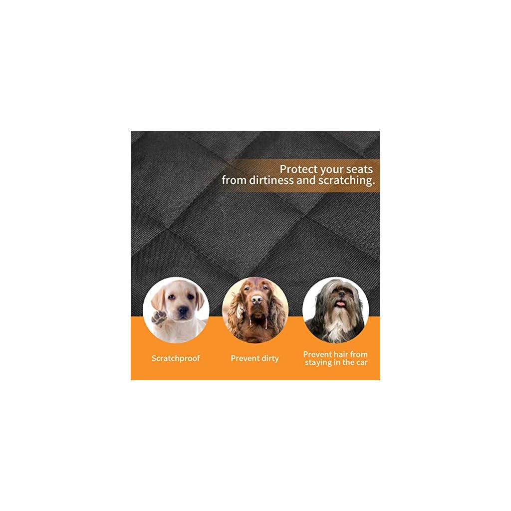 Yikaich Hundesitz Auto Hunde Autositz Rückbank &amp; Vordersitz