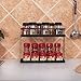 2 Tier Countertop Spice Rack,GONGSHI Kitchen Pantry Stand Shelf Organizer (10.8Lx4.8Wx8.3H)