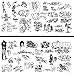 HO Scale Graffiti Waterslide Decals 2-Pack #19 - Weather Your Box Cars, Hoppers, & Gondolas!