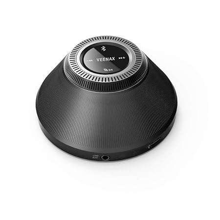 VEENAX PS10 Mini Bluetooth Lautsprecher Kabellose, Tragbarer Touch Lautsprecher mit Mikrofon, Stereo & Bass+, Wireless Portab