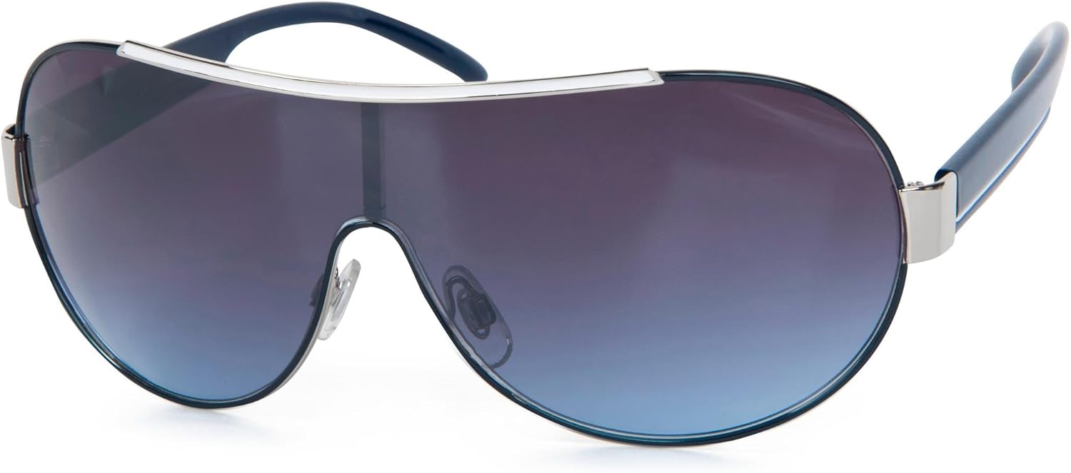 styleBREAKER designer sunglasses with monoglass and decorative strips