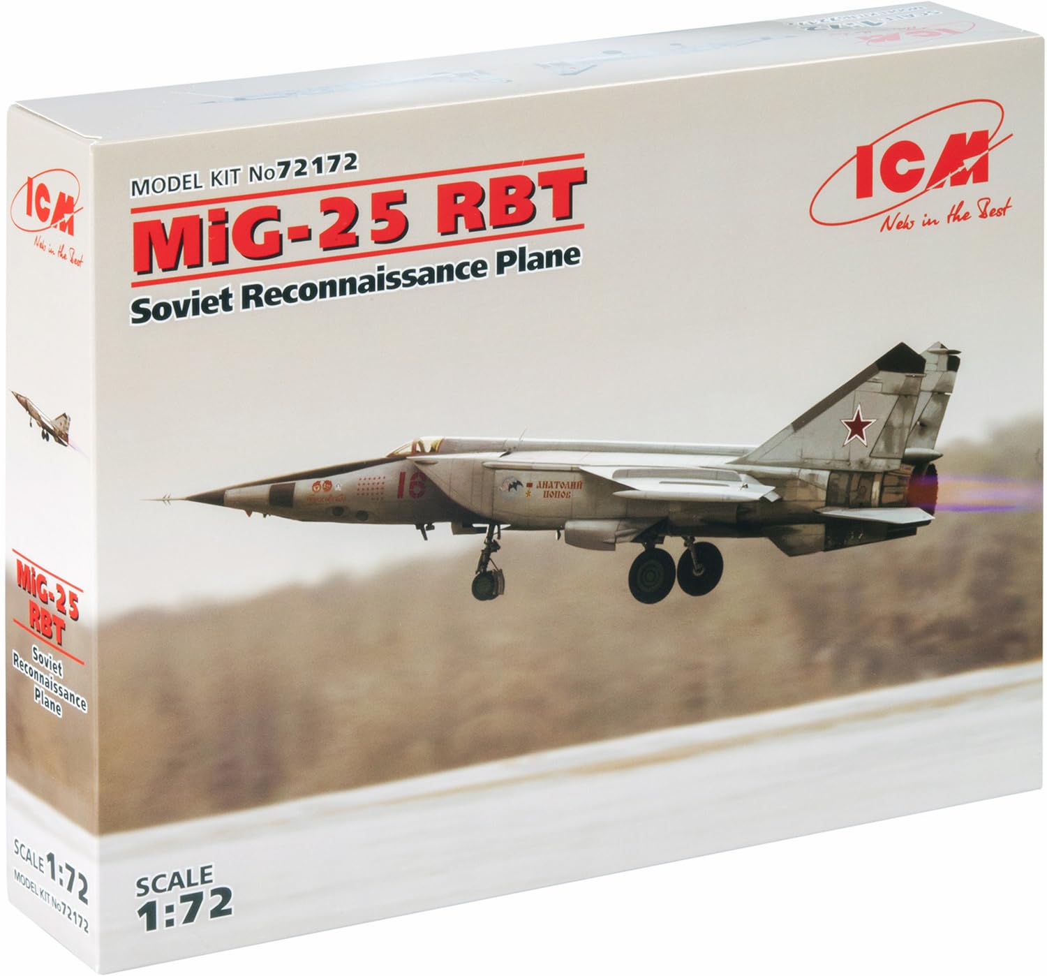 ICM 1:72 - MiG-25 RB, Soviet Reconnaissance Plane