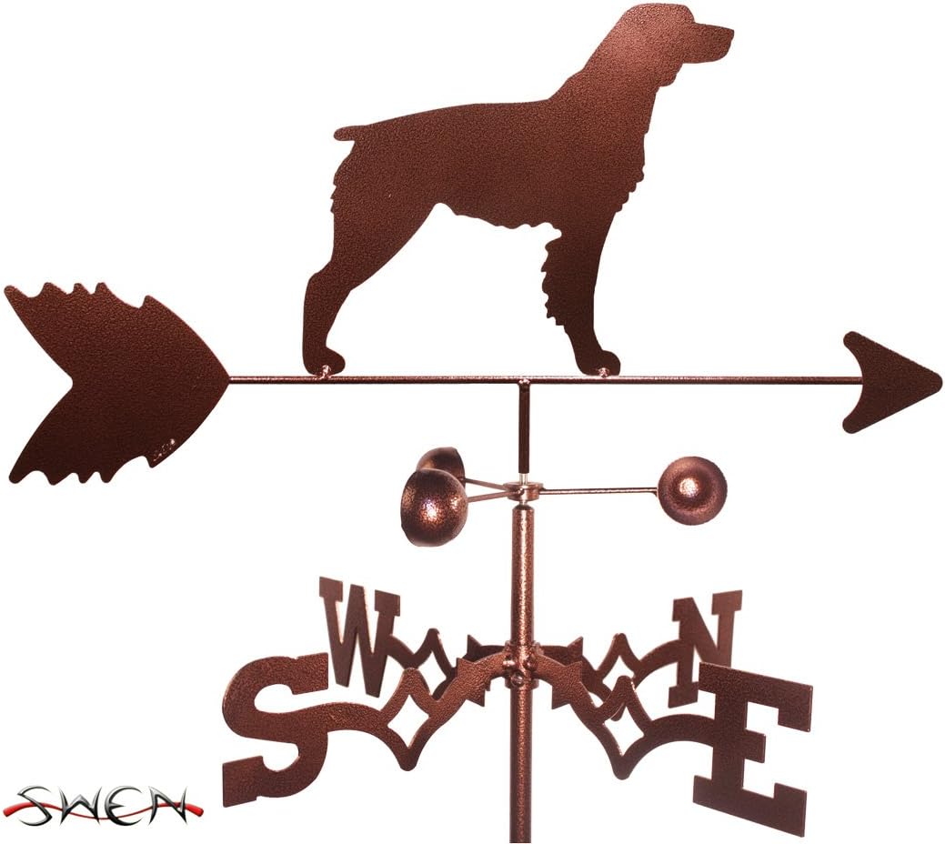 Weathervanes - SWEN Products Hand Made Brittany Spaniel Dog Garden Stake Weathervane ~New~