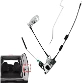 Blycorul Rear Door Latch with Cable &amp; Rod for Ford 1992-2019 E150 E250 E350 | Right Cargo Door Lock Latch Assembly, for Ford 1992-2019 E150 E250 E350 Econoline Van, Replaces 6C2Z-15431A02-AA