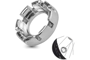 Jaxbo Spoke Wrench，Bicycle Spoke Wrench Tool ， 6 Sizes for Adjust Bicycle Wheel Tension Hard Steel