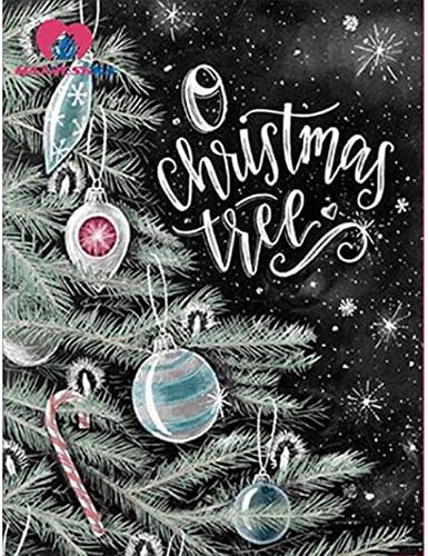 YRD Tech 5D DIY Diamond Embroidery Lecture Chalkboard Diamond Painting Cross Stitch Round Rhinestone Mosaic Decoration (B, 30X40CM)