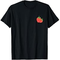 Amazon.com: Strawberry Pocket Shirt Strawberry Art T-Shirt Trendy