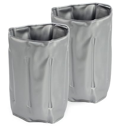 COM-FOUR® 2 Flaschenkühler, Kühlmanschette zum Kühlen von Flaschen, mit Klettverschluss (02 Stück - 32.8 x 15 cm)