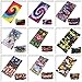 9PCS Face Mask Bandanas Headband Head Wrap Scarf Neck Warmer Headwear Balaclava for for Dust Sun Wind (Colorful)