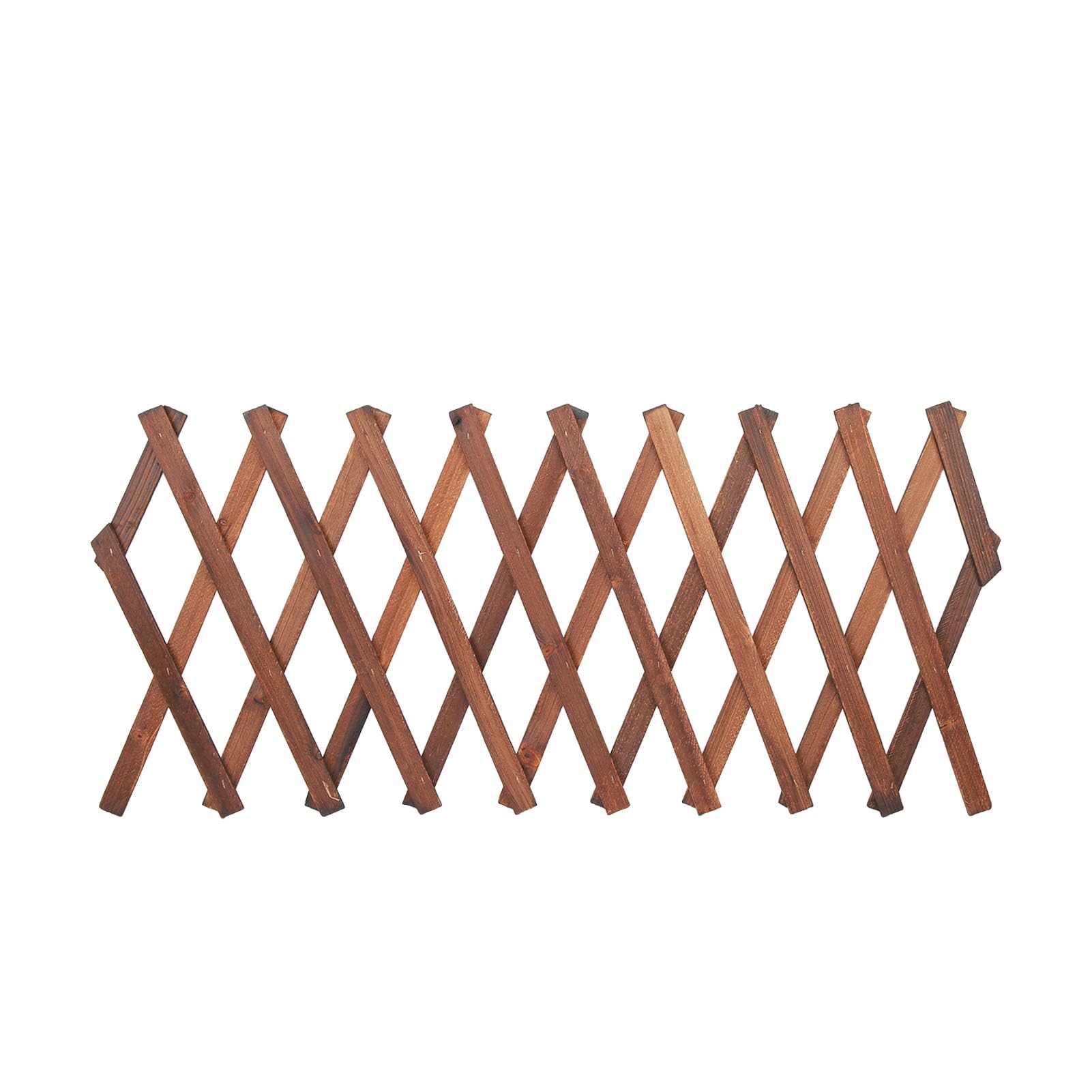Trellis Fence, Extended To 120 X 35cm, 155 X 30cm, 180 X 25cm Wooden Lattice Wall, Pine Expandable Plant Trellis Support Vines Flowers Climbing for Room, Patio, Garden