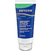 Differin Body Scrub with Salicylic Acid Acne Clearing Improves Tone and Texture Prone Skin on Back Shoulders and Chest, 8 Oz (Packaging May Vary)