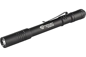 Streamlight 66134 Stylus Pro USB 350-Lumen Rechargeable White LED Pen Light for Inspectors, Law Enforcement, and Everyday Use with USB Cable, and Nylon Holster, Black