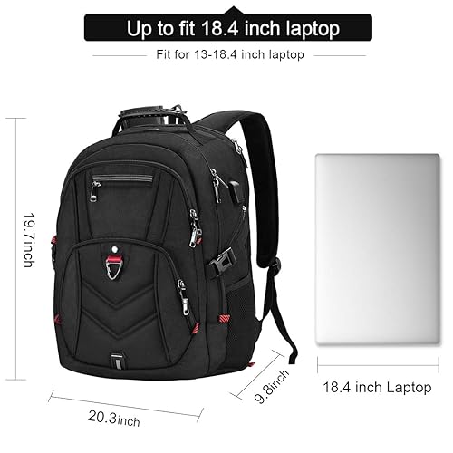 NEWHEY Laptop Backpack 18 Inch Business Travel Backpacks for Men