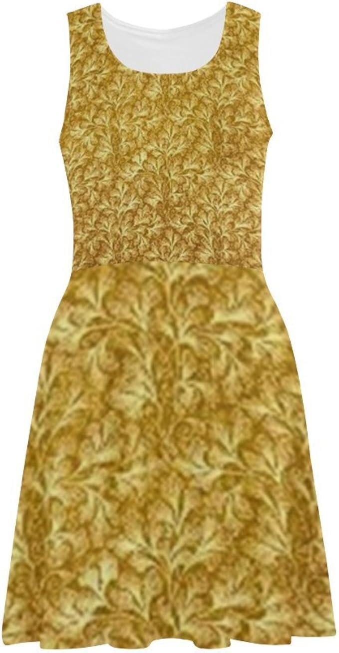 yellow lace sundress