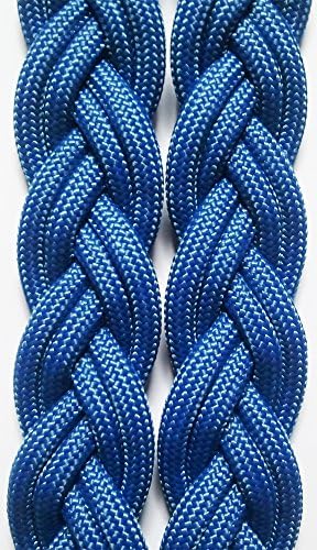 Endurance and Trail Reins with Innovative Water Loop / Rein Extension (Bright Blue)