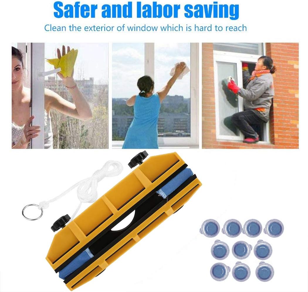 Fansport Window Cleaner Set Magnetic Multipurpose Glass Wiper Window Wiper