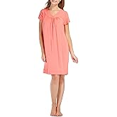 Fishers Finery Women's EcoFabric Short Sleeve Nightgown; Relaxed Fit