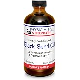 Physician's Strength Black Seed Oil - 8 fl oz - Supports Healthy Body Response - Freshly Cold Pressed - Non-GMO - 48 Servings