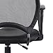 Boss Office Products B16217 Mesh Drafting Stool with Loop Arms in Black
