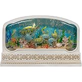 Kurt Adler 6" Battery Operated USB LED Lighted Marine Scene Water Lantern