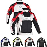 JAG Mesh Motorcycle Jacket-Biker Jacket-CE Armored Motorbike Jacket Men-High Visibility Breathable Riding Jacket