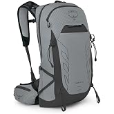 Osprey Talon Pro 20L Men's Hiking Backpack with Hipbelt, Silver Lining
