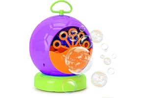Bubble Machine for Kids, Automatic Bubble Maker, Durable and Portable Automatic 3000+ Bubble Machine for Christmas, Parties, Suitable for Indoor and Outdoor, Fansteck