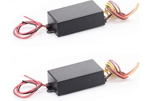 Mallofusa Universal Car Tail LED Light 12V 3-Step Sequential Dynamic Chase Flash Module Boxes Controller for Front Rear Turn Signal Light Retrofit Use 2PCS