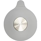 OXO Good Grips Silicone and Stainless Steel Tub Stopper, Gray | Sturdy Suction Seals Drain, Fits Standard Drains, Rust Resistant