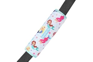 Amintiri Seat Strap Shoulder Pads for Kids, Seat Belt Cover for Children, Soft Furry Seat Belt Cushion for Travel, Cartoon Car Seat Belt Pad Cover for Boys and Girls.