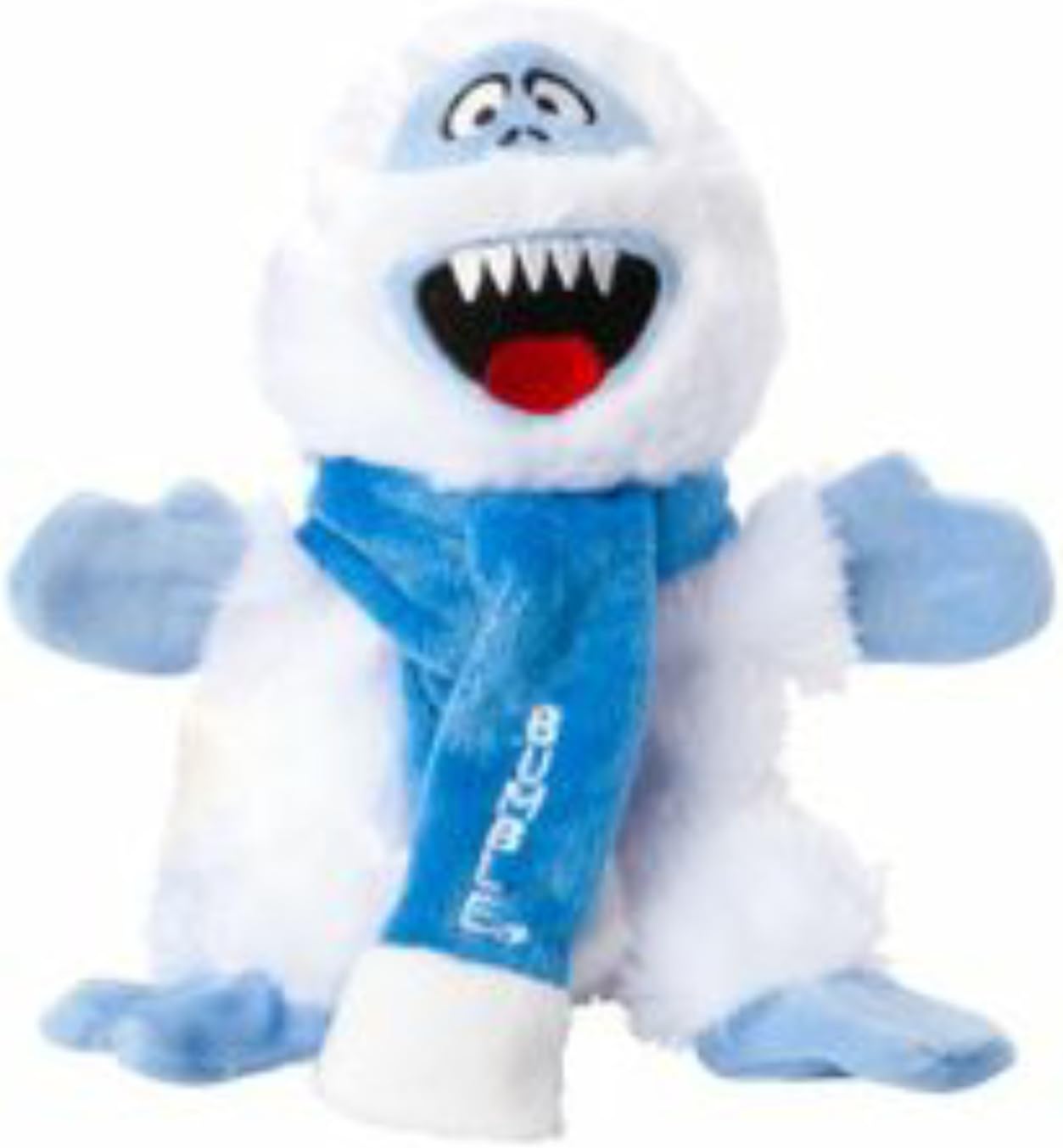 Rudolph Red Nose Reindeer White Humble Bumble Plush Squeaky Dog Toy