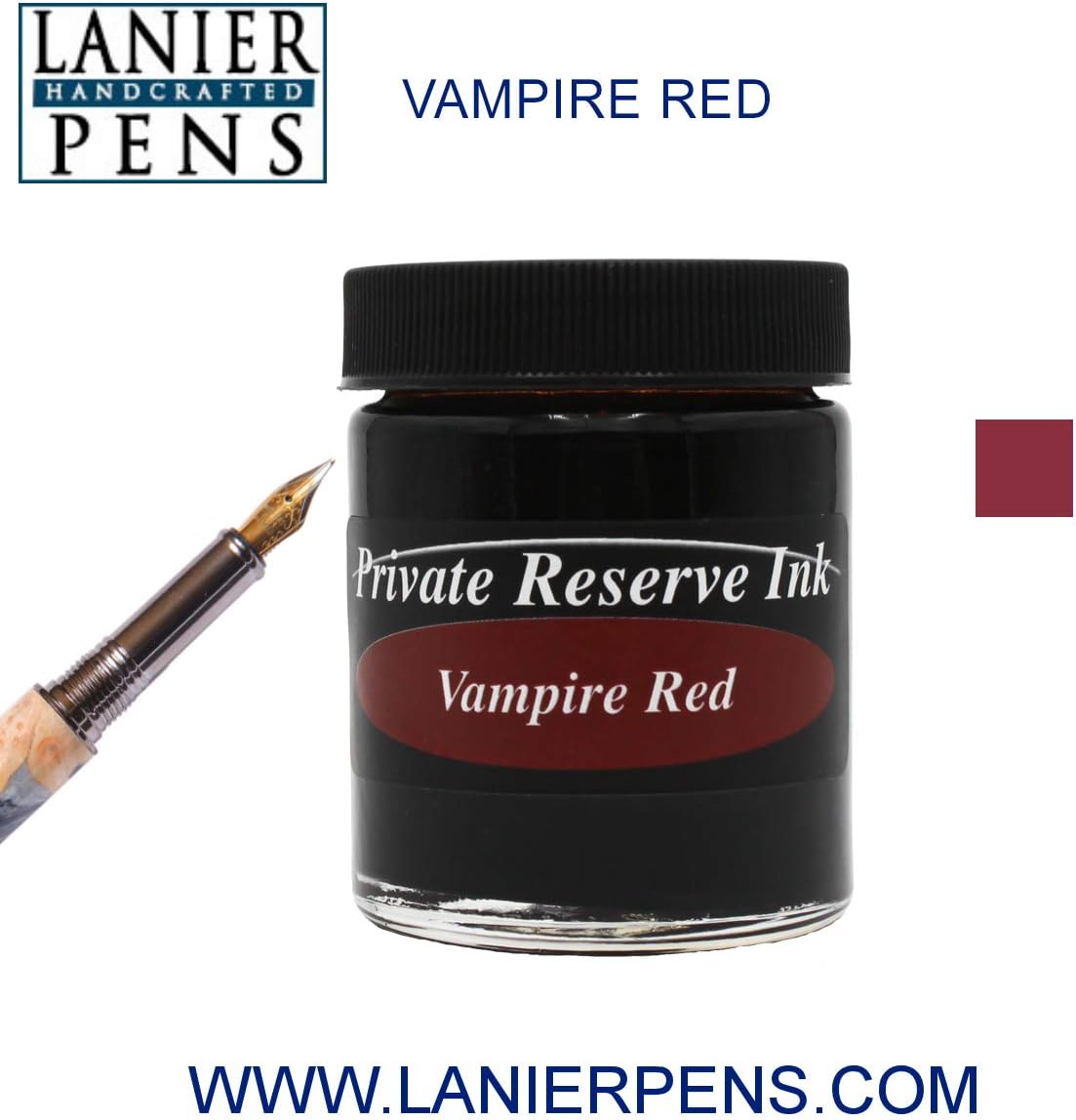 Private Reserve Ink, 60ML Ink Bottle – Vampire Red