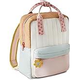 YONIZA mini toddler backpacks for girls 2-4 - Cute Sunflower flower Hanging Colored small diaper bag and Preschool Bookbag