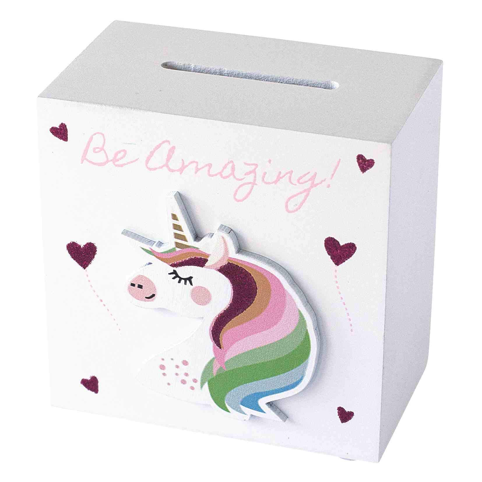 Arora 1964 Kids Unicorn Money Box, Multicolour, One Size